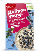 Каша овсяная сиюминутка с черникой "Увелка" (5 пакетиков) 200 г