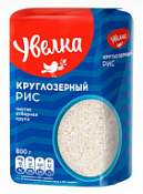 Рис круглозерный шлифованный "Увелка" 800 г Рис круглозерный шлифованный "Увелка" 800 г