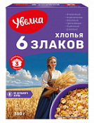 Хлопья 6-зерновые "Увелка" 350 г Хлопья 6-зерновые "Увелка" 350 г