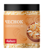 Чеснок резаный, банка-туба, 185 г. Айдиго