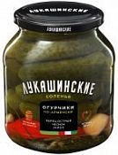 Огурцы соленые по-армянски с острым перцем "Лукашинские" 700 мл