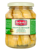 Кукуруза молодая в початках маринованная Federici, 370 мл