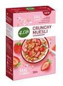Мюсли Хрустящие Strawberry "4LIFE" 350 г  Мюсли Хрустящие Strawberry "4LIFE" 350 г