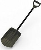 Лопата для снега автомобильная Классика "Пластик Репаблик"
