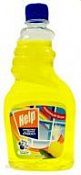 Средство для мытья стекол Help Лимон (сменный блок)