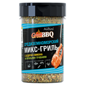 Приправа Средиземноморский микс-гриль, банка 160 г., Айдиго Great BBQ