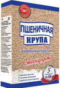 Крупа Стандарт в пакет.д/варки пшеничная 5х80г Крупа Стандарт в пакет.д/варки пшеничная 5х80г